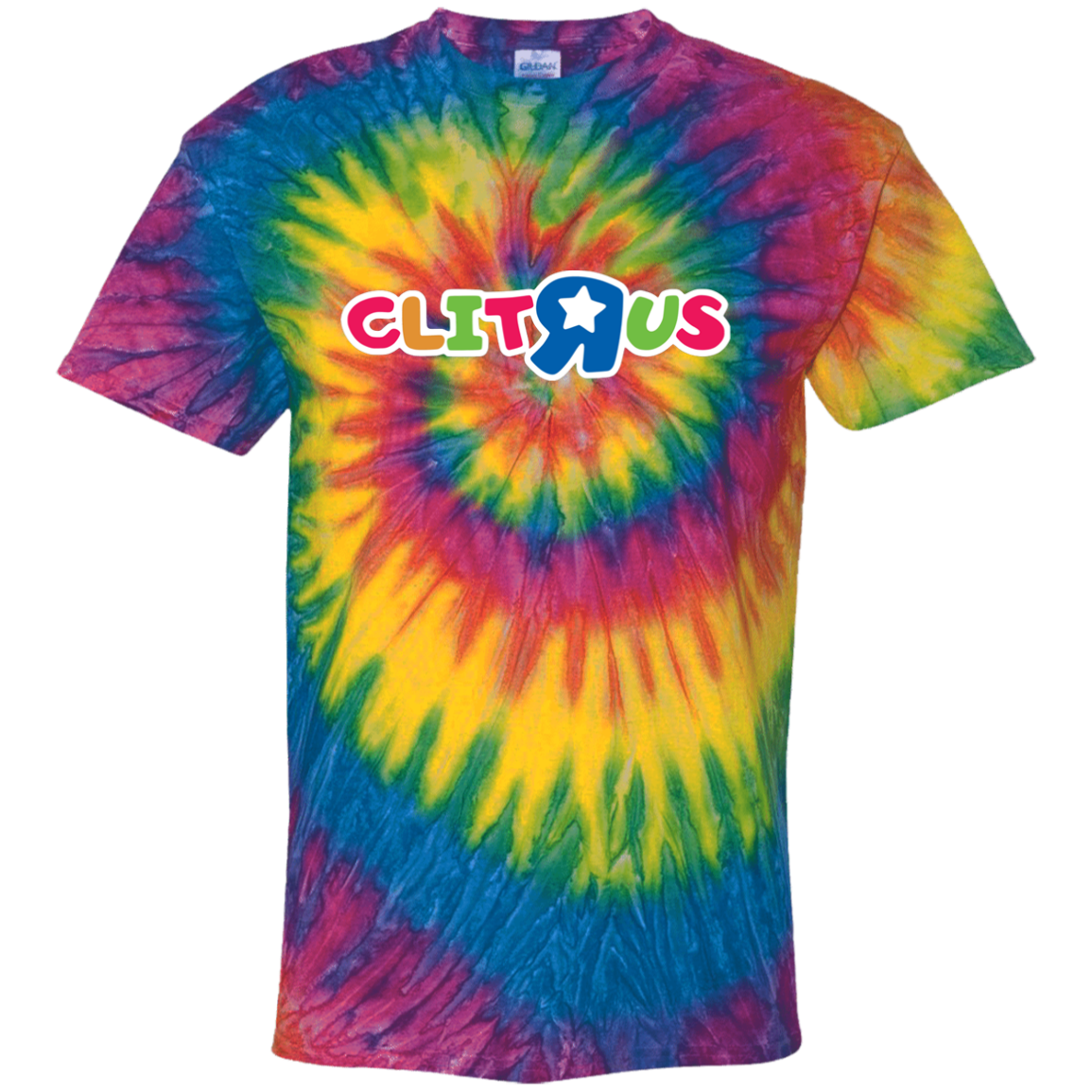 "Clit R Us" Tie Dye Shirt