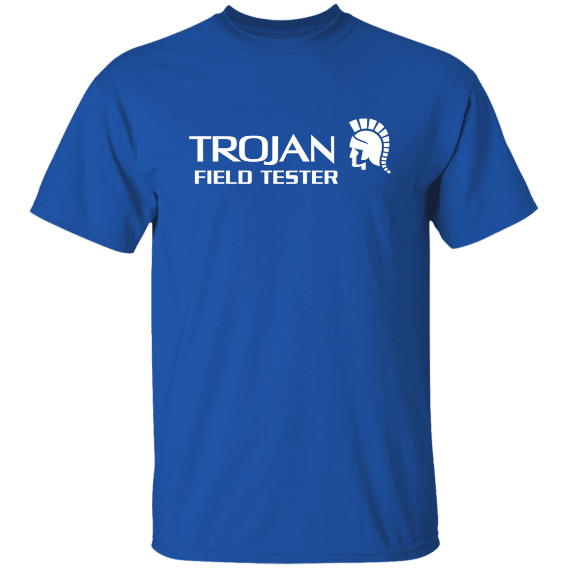 "Trojan Field Tester" Shirt - Royal Blue