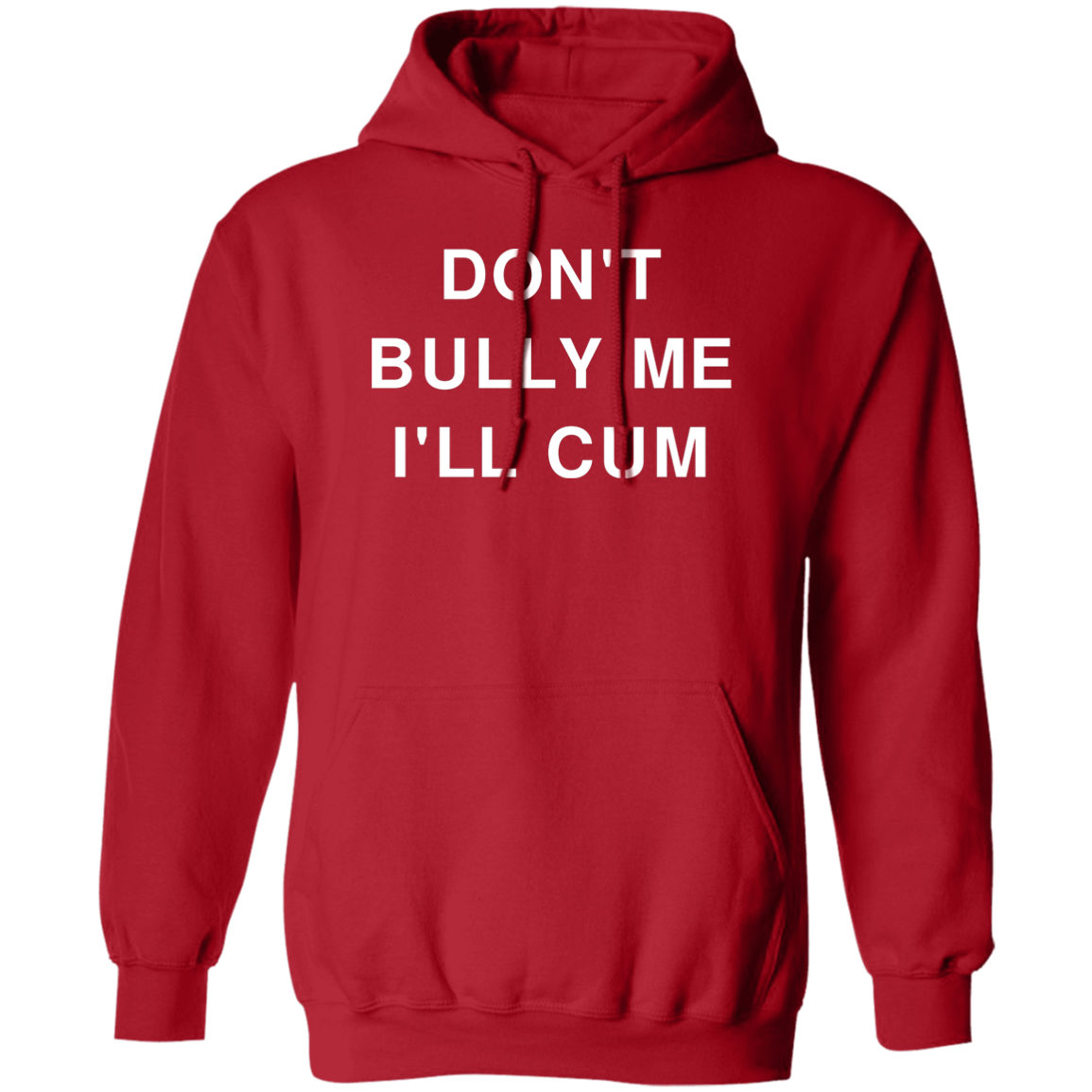 "Don't Bully Me I'll Cum" Hoodie