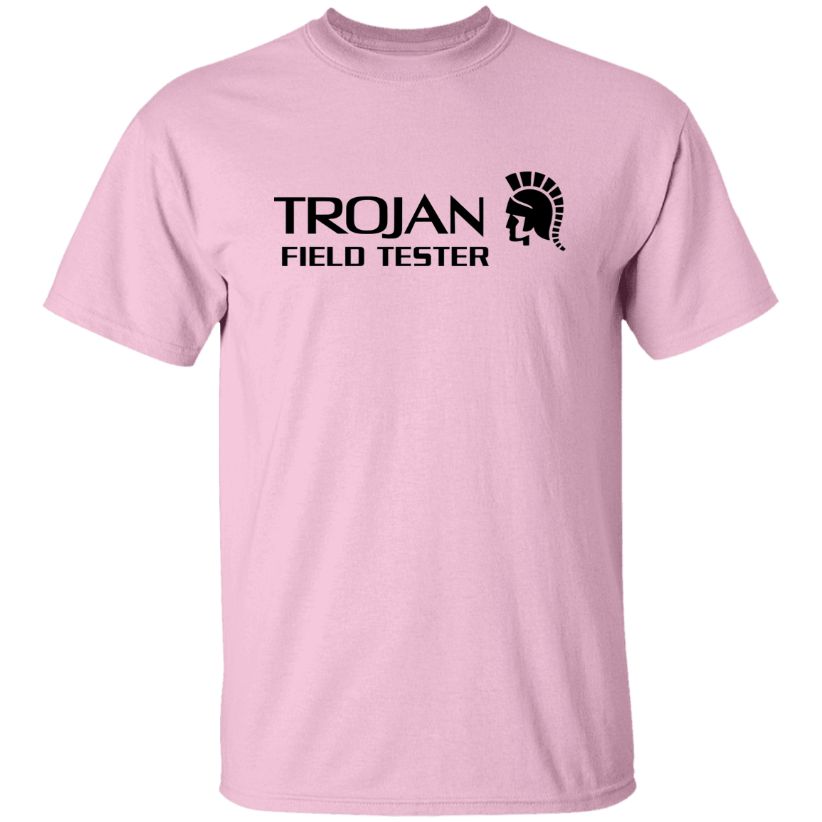 "Trojan Field Tester" Shirt - Light Pink