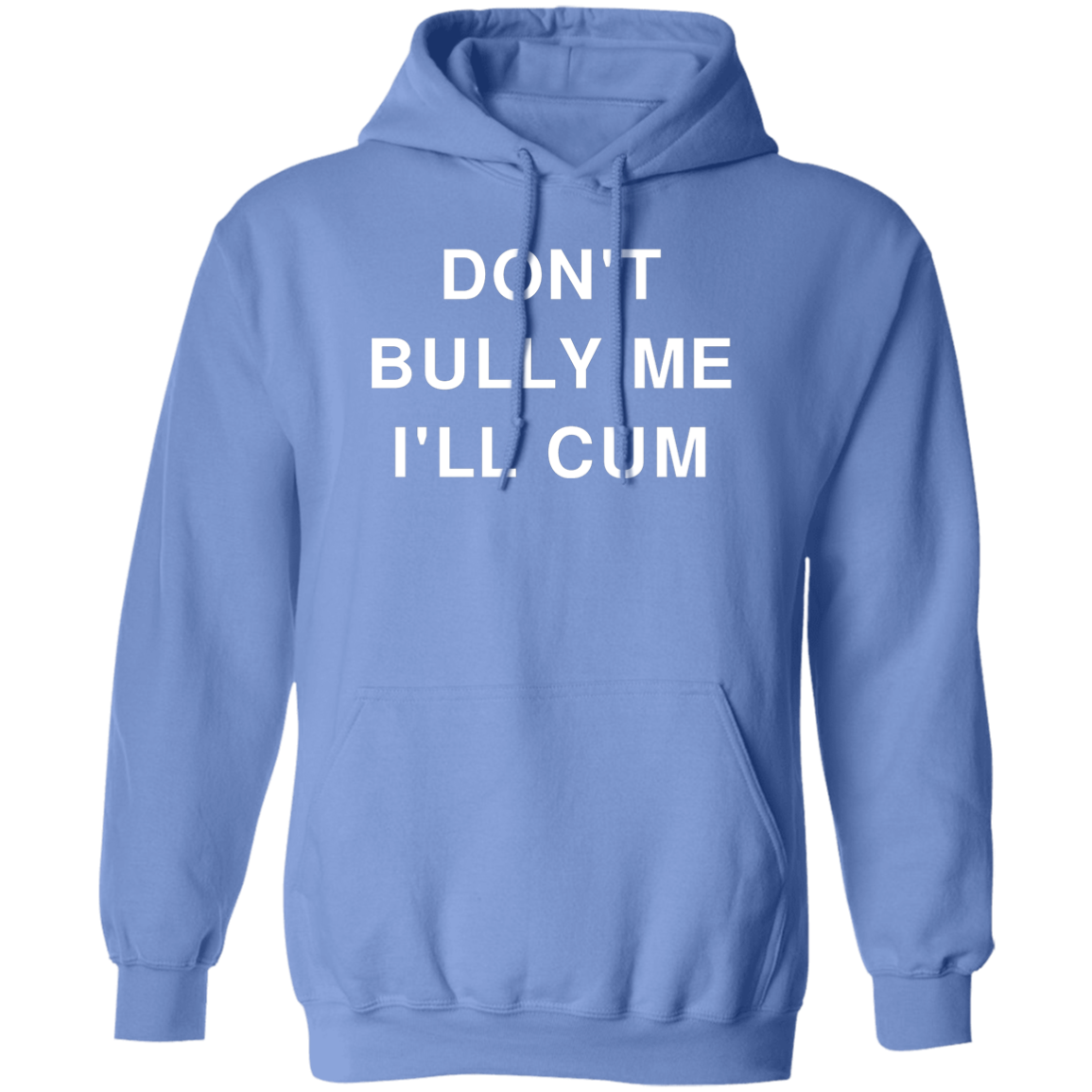 "Don't Bully Me I'll Cum" Hoodie