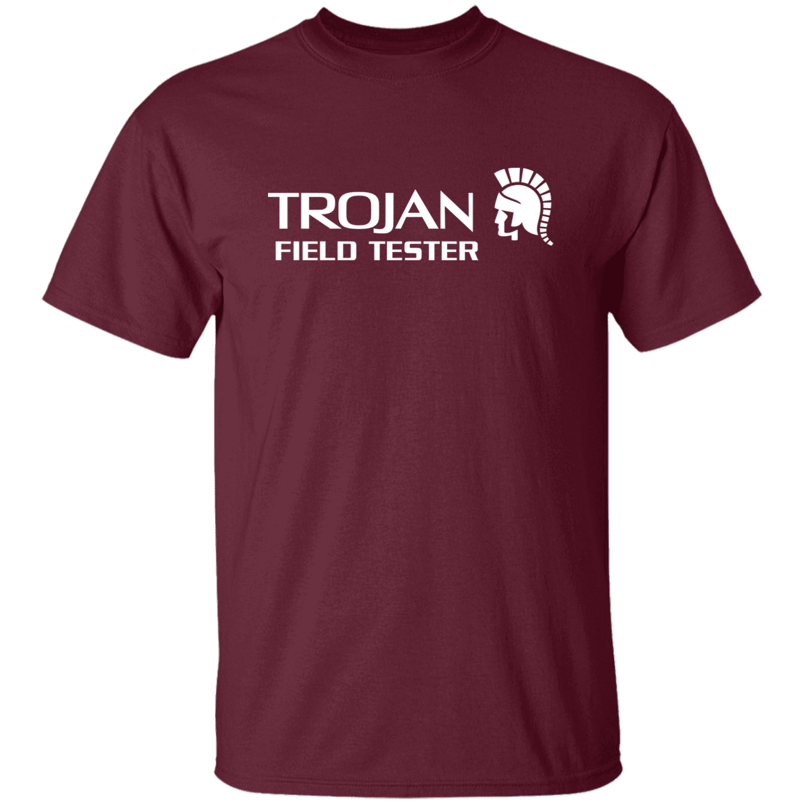 "Trojan Field Tester" Shirt - Maroon