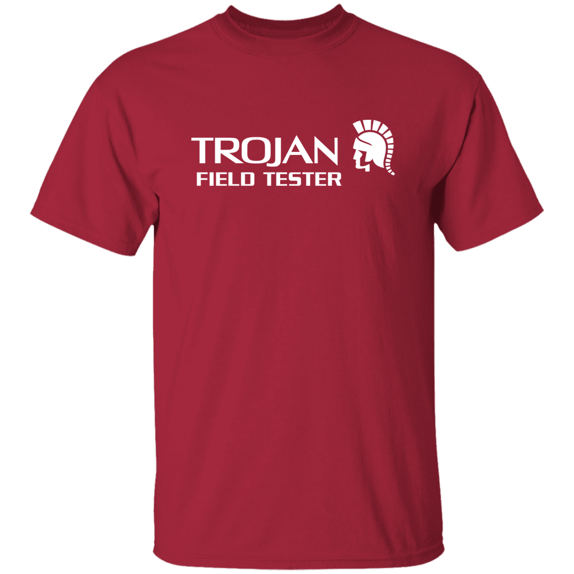 "Trojan Field Tester" Shirt - Cardinal