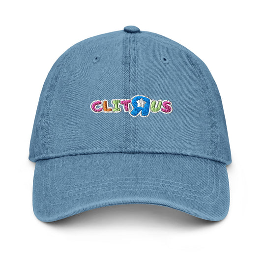 "Clit R Us" Denim Hat