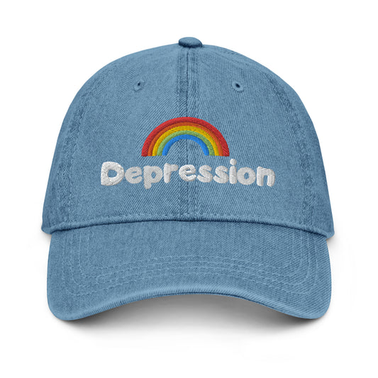 "Depression" Denim Hat